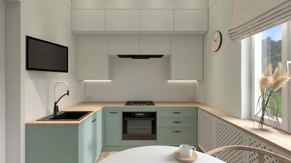 Кухня в дачном домике