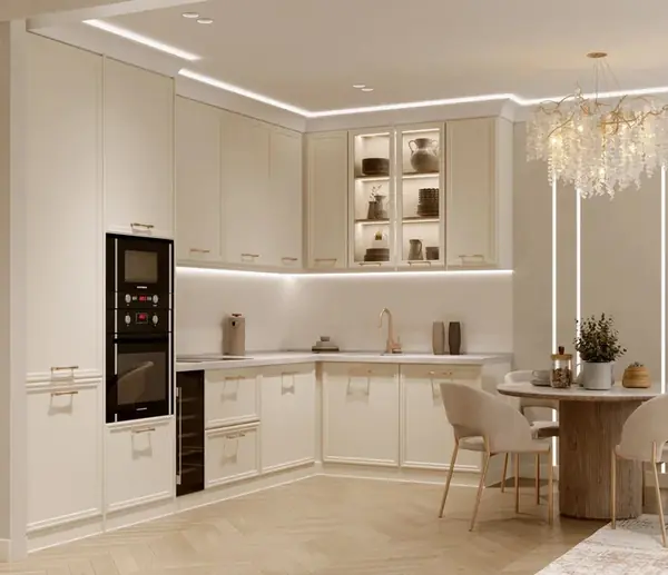 Красивая квартира в стиле современная классика