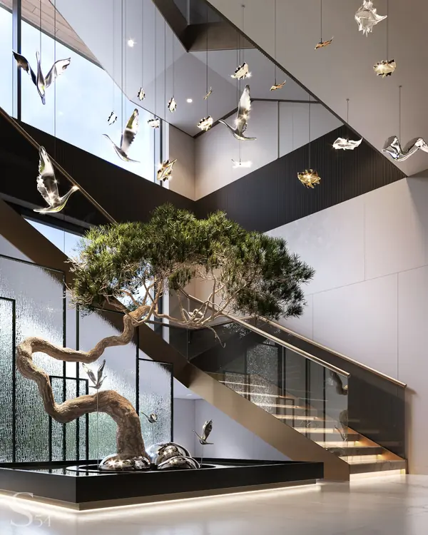 Световая инсталляция Sans Souсi