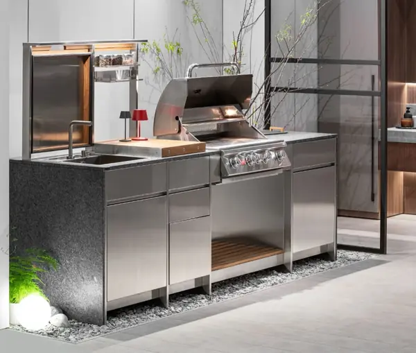 Уличная кухня для террасы и открытых пространств