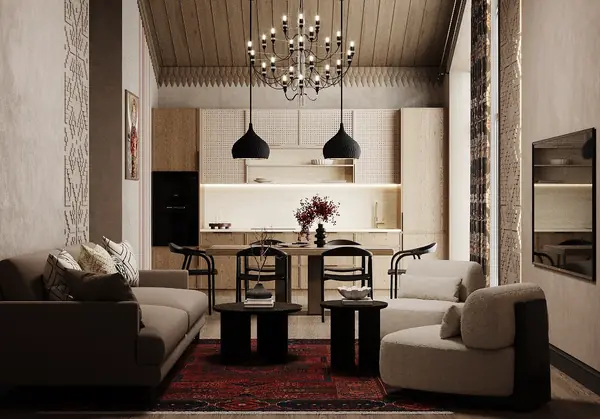 Загородный дом в русском стиле