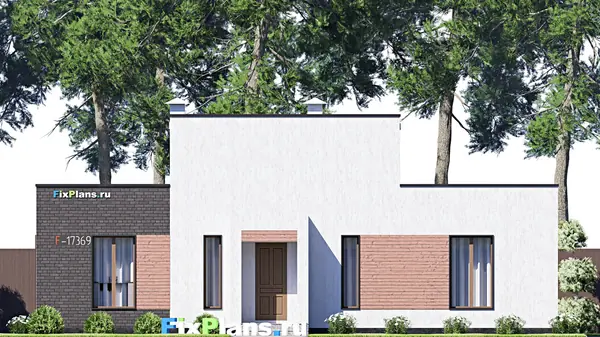Проект двухэтажного дома 13х14 м S138м2 F-17369