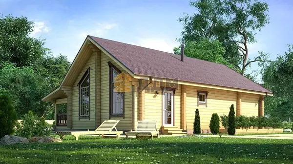 Дом из клееного бруса "Троицк"