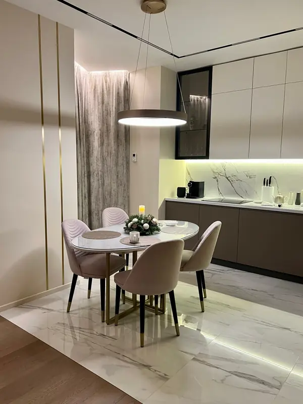 Текстильное оформление квартиры в современном стиле г. Москва