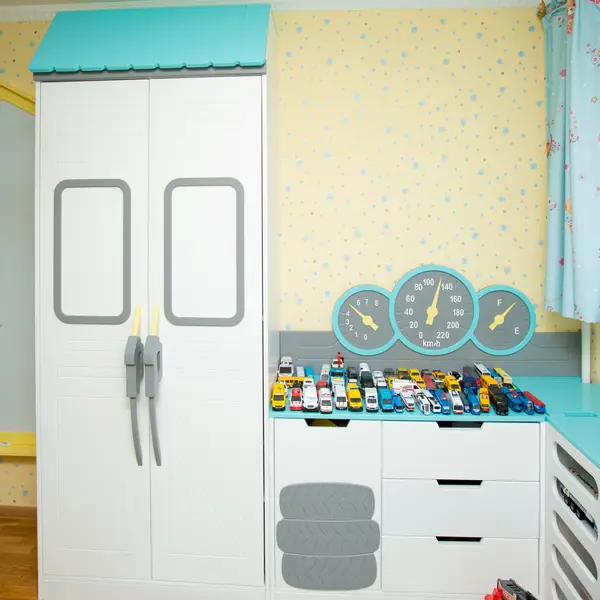 Проект детской комнаты в автомобильной стилистике