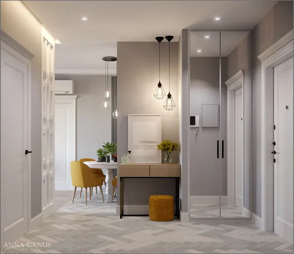 Квартира с солнечными акцентами