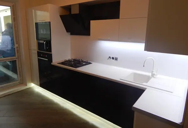 Кухни с фасадами из пластика