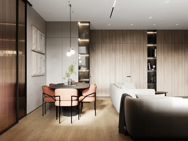 Просторная гостиная