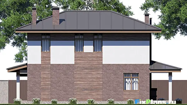 Проект двухэтажного дома 11х15 м S191м2 F-17783