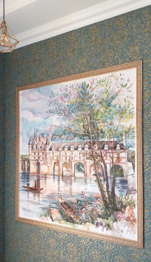 Роспись в прихожей загородного дома в Сочи