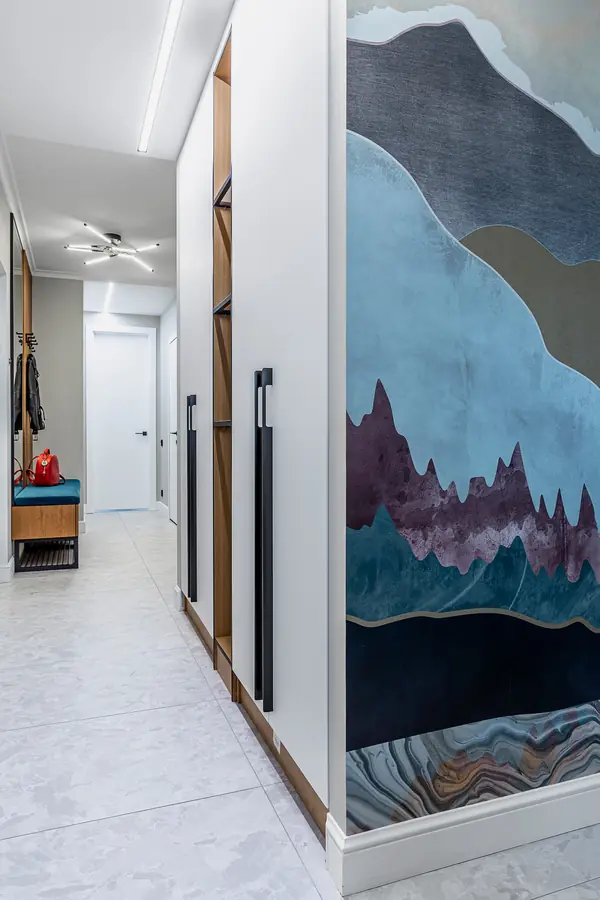 В сиреневых тонах (3-х комнатная квартира 66,7 м²)