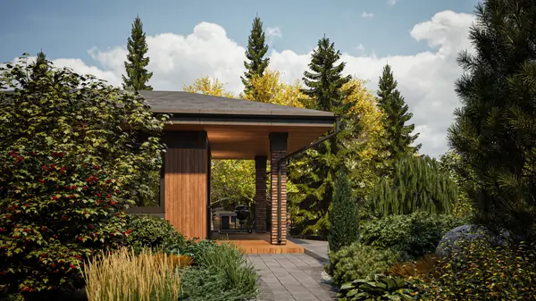 Прерий на берегу озера