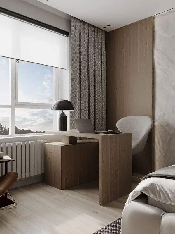 Стильный и функциональный интерьер квартиры в ЖК "Башни Токио"