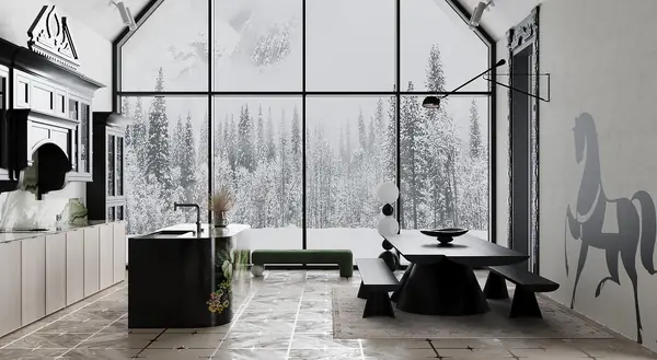 Загородный дом в Новом Русском стиле