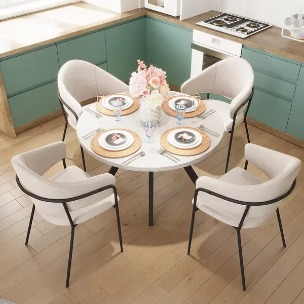 Кухня-гостиная 23  кв. м. в скандинавском стиле