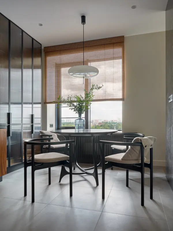 Современный интерьер с нотками Азии