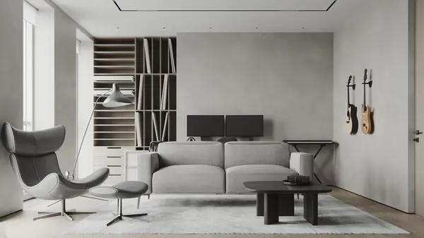 Квартира 144,8 m в стиле современный минимализм