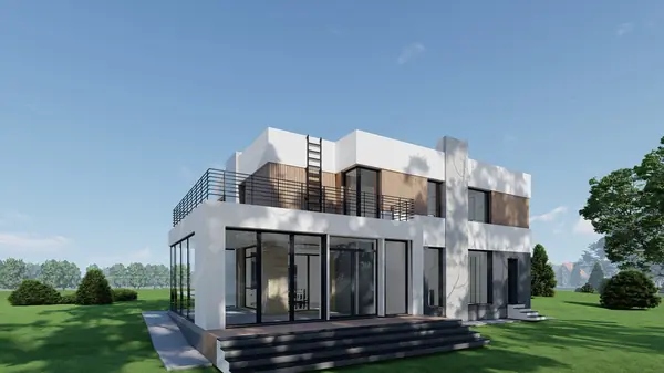 Hi-tech modern house