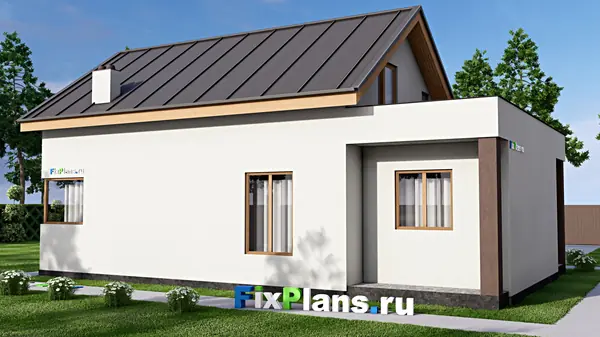 Проект двухэтажного дома 10х16 м S184м2 F-16298