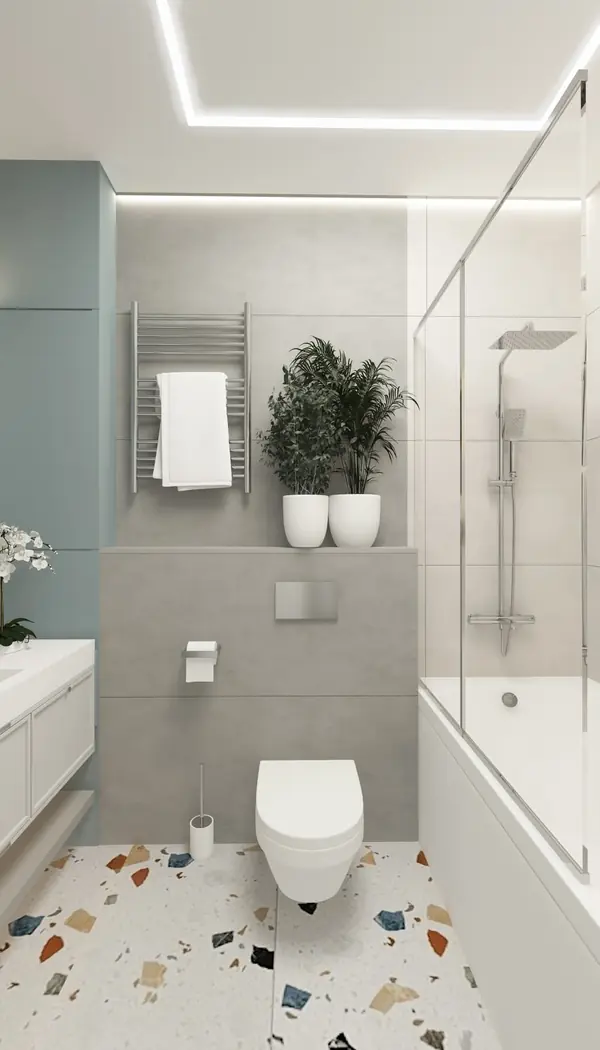 Проект трехкомнатной квартиры г. Ростов-на-Дону