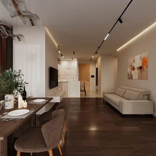 Кухня гостинная