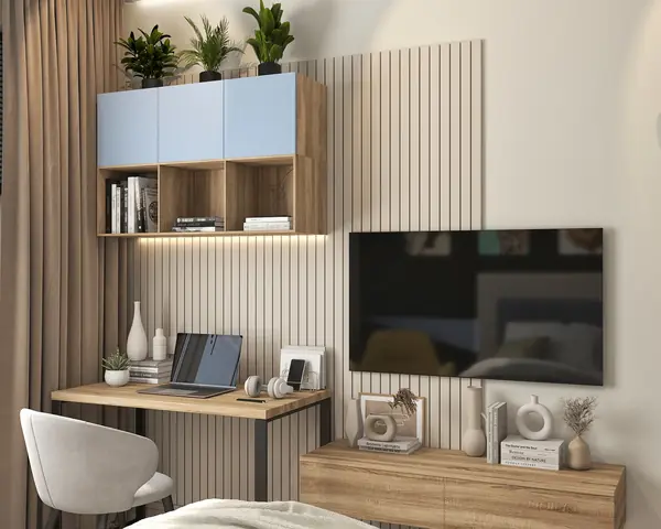 Яркая и спортивная квартира