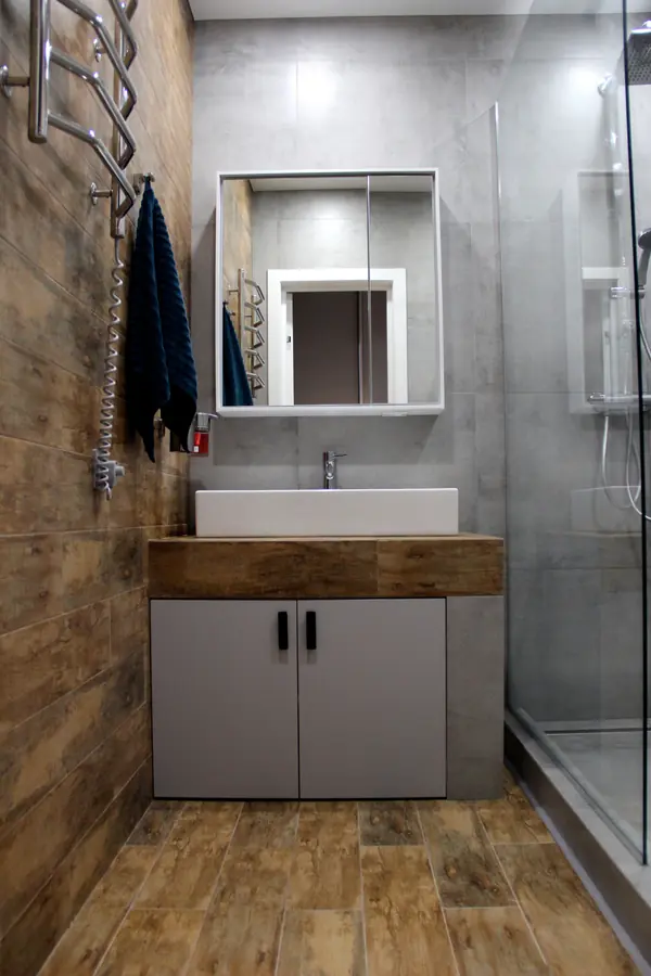 Душевая и сан узел в новостройке