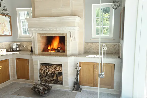 Ангелово. Беседка с Барбекю и Камином.