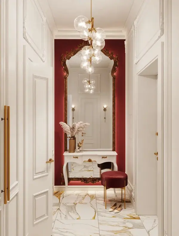 Интерьер с изысканным декором и обилием дерева