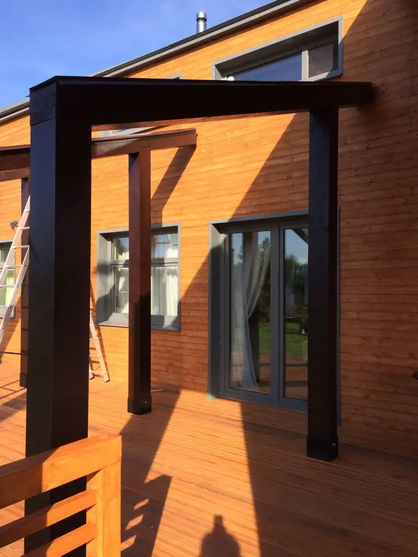 Деревенский дом в современном стиле