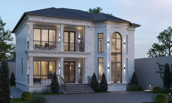 Экстерьер частного дома в Москве