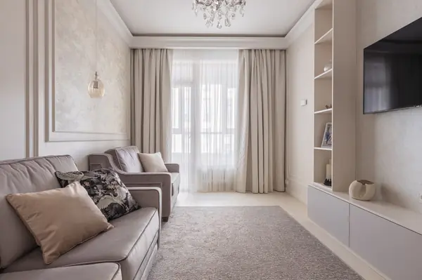 Четырехкомнатная квартира в стиле неоклассика 164 м2