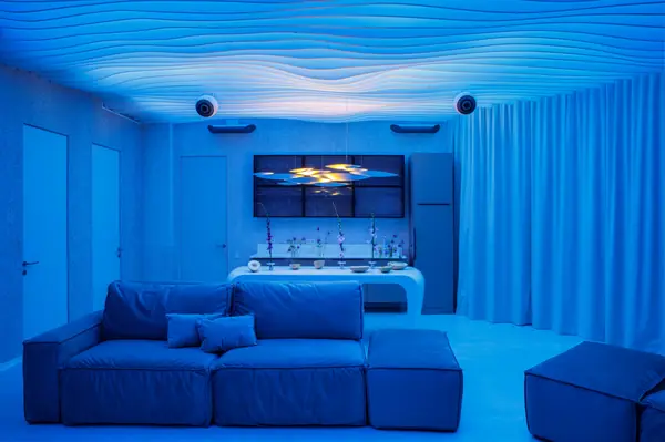 Реализованный проект Таунхауса (ночь) по ул. Бархатная г. Владивосток