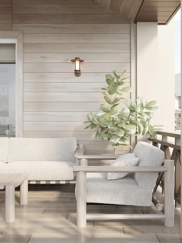 Веранда в загородном доме