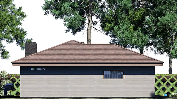 Проект одноэтажного дома 18х15м S183м2 F-17504