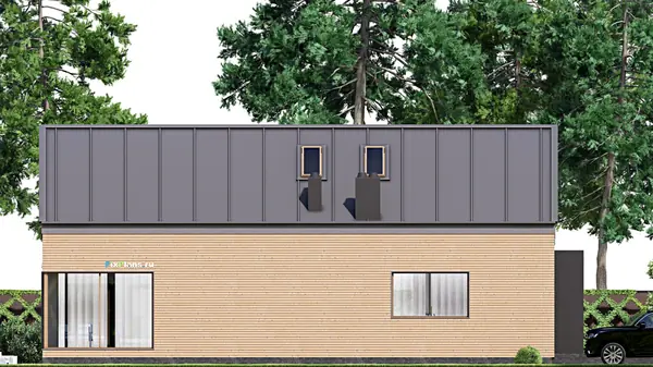 Проект дома с мансардой 21х9 м S249м2 F-16748