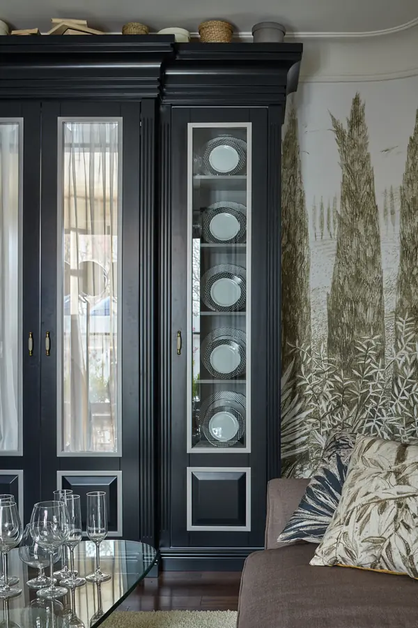 "Обнимающая" гостиная от студии "А3".