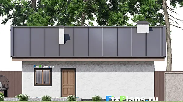 Проект одноэтажного дома 10х13м S100м2 F-14732