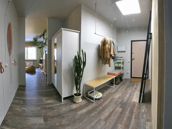 Интерьерная фотосъемка двухкомнатной квартиры на Полтавской