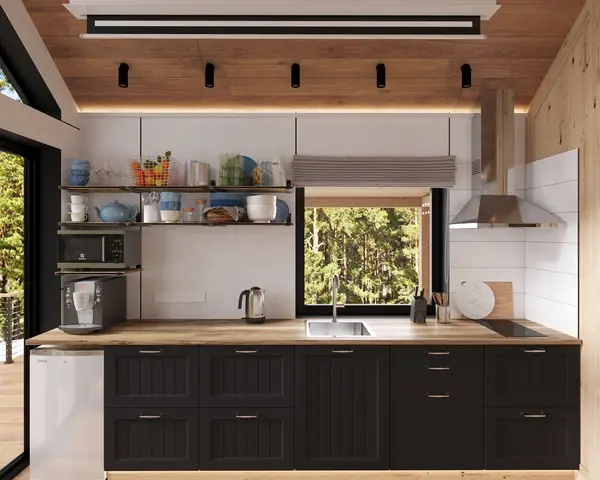 Дизайн-проект домика для глемпинга в Краснодаре 41м2