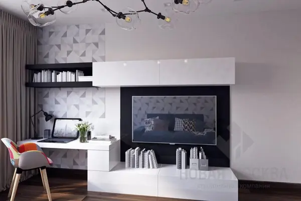 Дизайн-проект двухкомнатной квартиры 72 кв.м. в ЖК «Эталон-Сити»