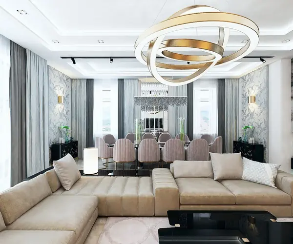 Дизайн столовой группы в частном домовладении 3