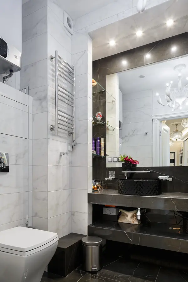 Реализованный проект 3хкомнатной квартиры в классическом стиле с элементами Ар Д