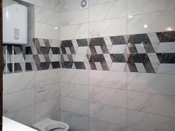 Совмещённый санузел в новостройке (ультраэконом)