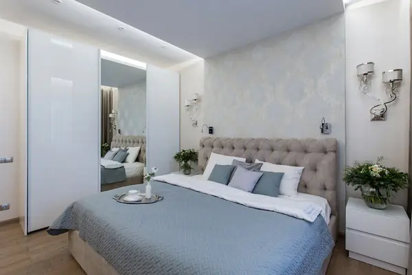 Природный дизайн - квартира в современном стиле в ЖК Мичуринский