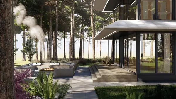 Hi-tech modern house 198+19+54