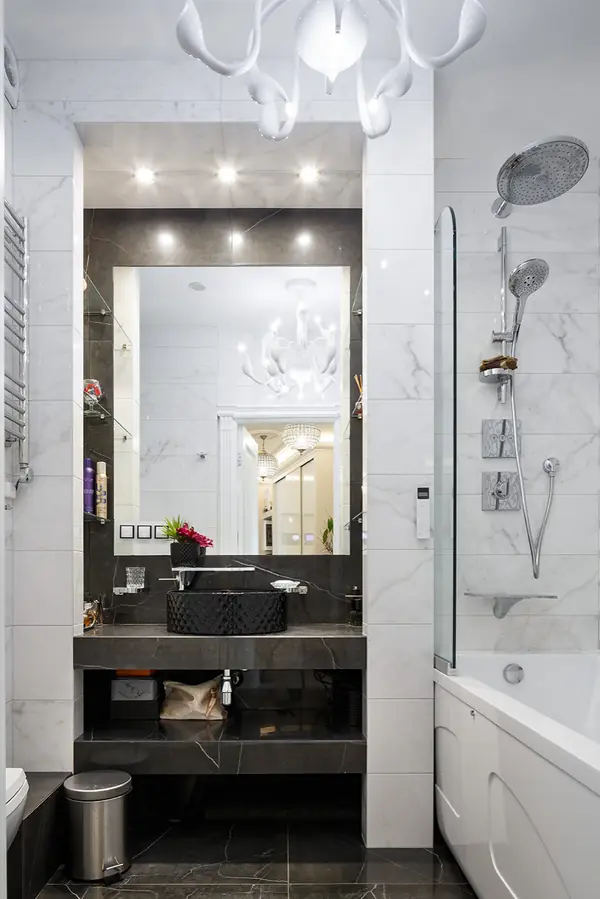 Реализованный проект 3хкомнатной квартиры в классическом стиле с элементами Ар Д