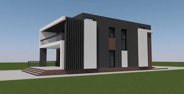 Архитектура дома в стиле Хай-тек