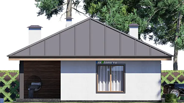 Проект одноэтажного дома 10х18м S149м2 F-17909