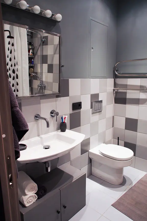 Дизайн интерьера 1-комнатной квартиры в индустриальном стиле